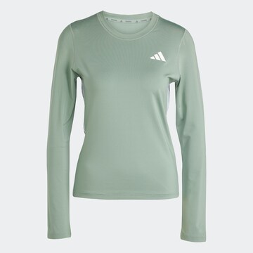ADIDAS PERFORMANCE - Camiseta funcional en verde: frente