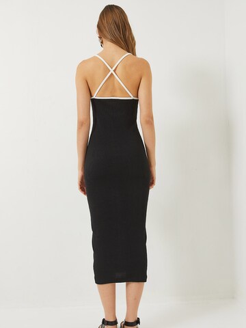 Bianco Lucci Плетена рокля в черно