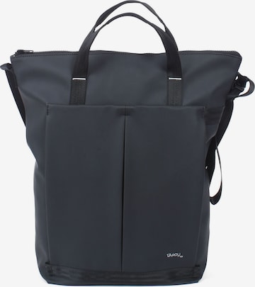 VARGU Shopper ' MINA-pu01 ' in Zwart: voorkant