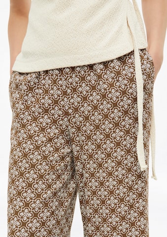 s.Oliver Wide Leg Hose in Braun