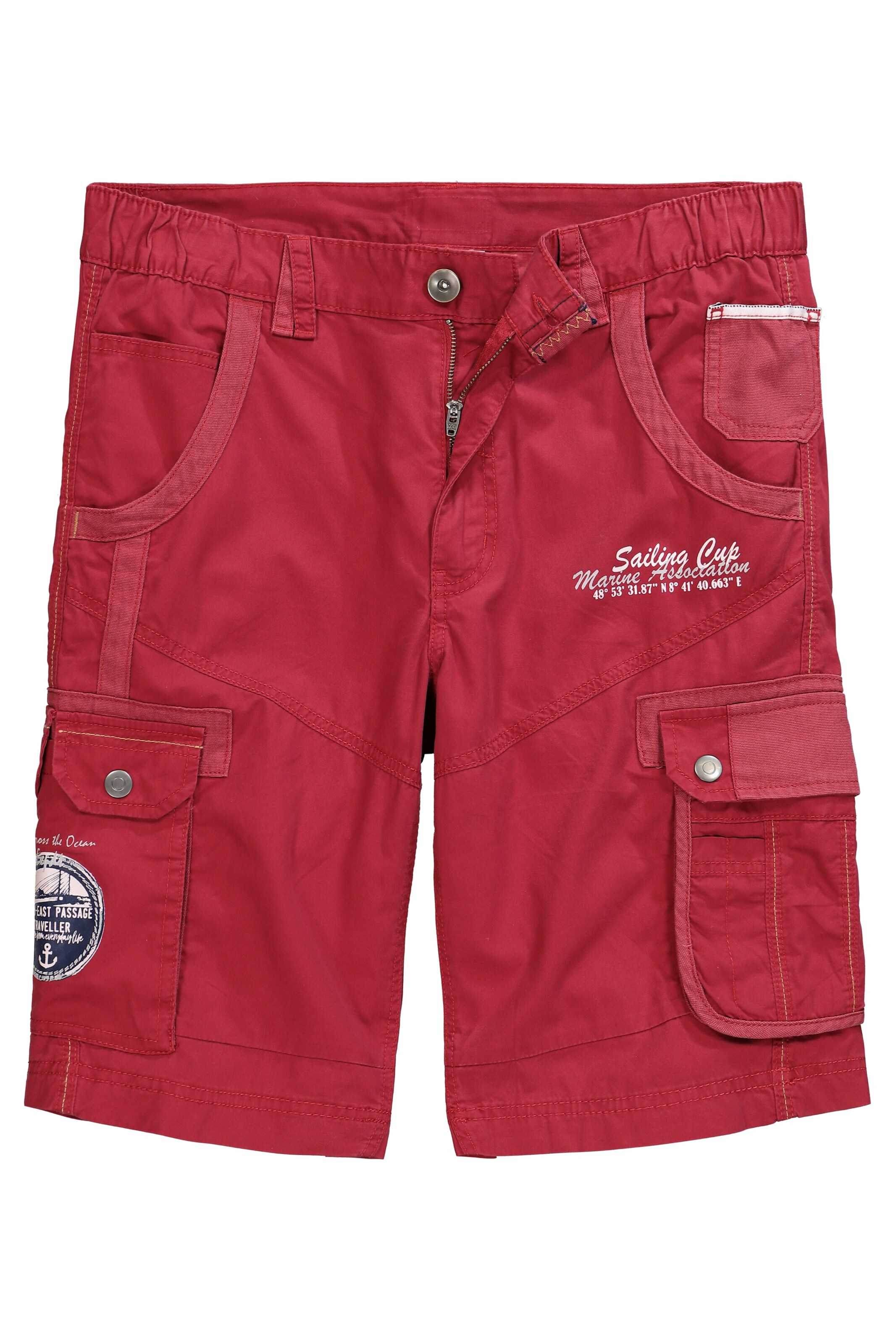 Boston Park Regular Hose in Rot: Vorderseite