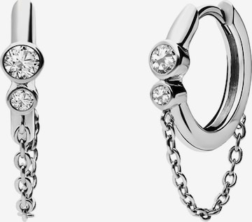 Lucardi Oorbellen in Zilver: voorkant