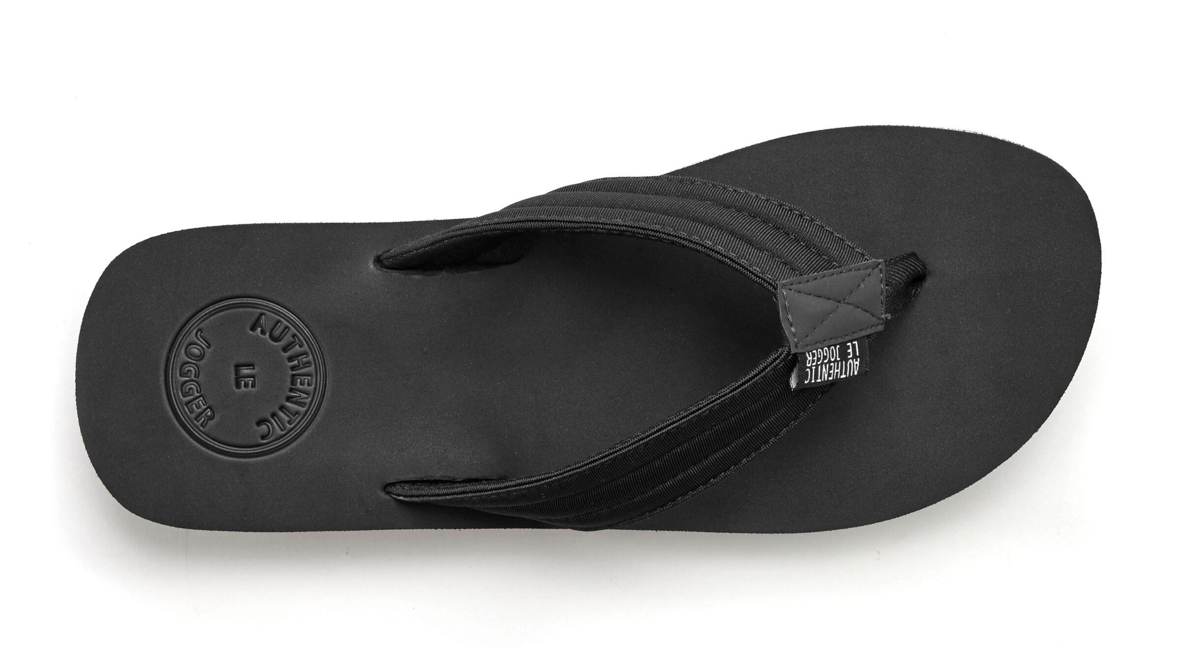 Authentic Le Jogger T-Bar Sandals in Black