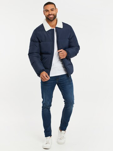 Threadbare Between-Season Jacket in Blue