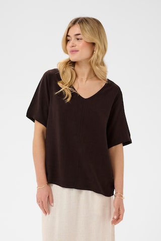 Love Copenhagen - Camiseta en marrón: frente
