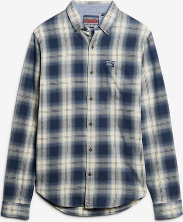 Superdry Overhemd in Blauw: voorkant