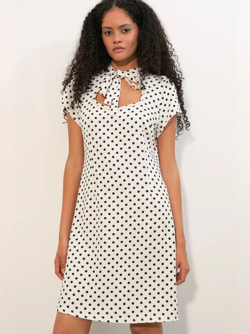 Robe Bigdart en blanc : devant