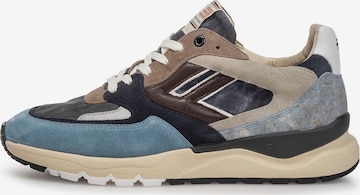 Sneaker bassa 'De Treener 01.01' di Floris van Bommel in marrone: frontale