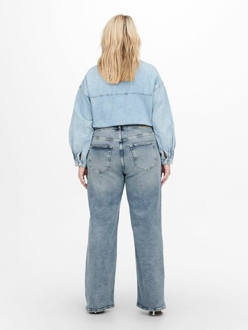 ONLY Carmakoma Wide Leg Jeans 'CARHOPE' in Blau
