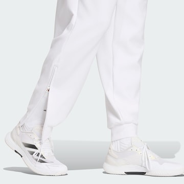 ADIDAS PERFORMANCE Tapered Sportbroek in Wit