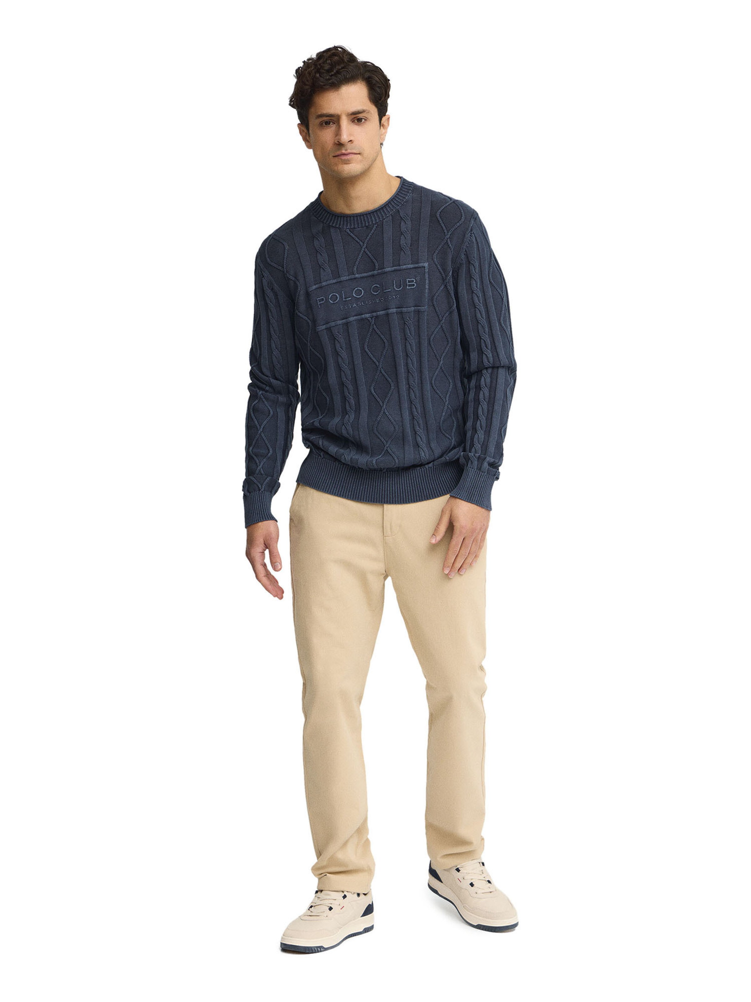 Polo Club Pullover in Blau