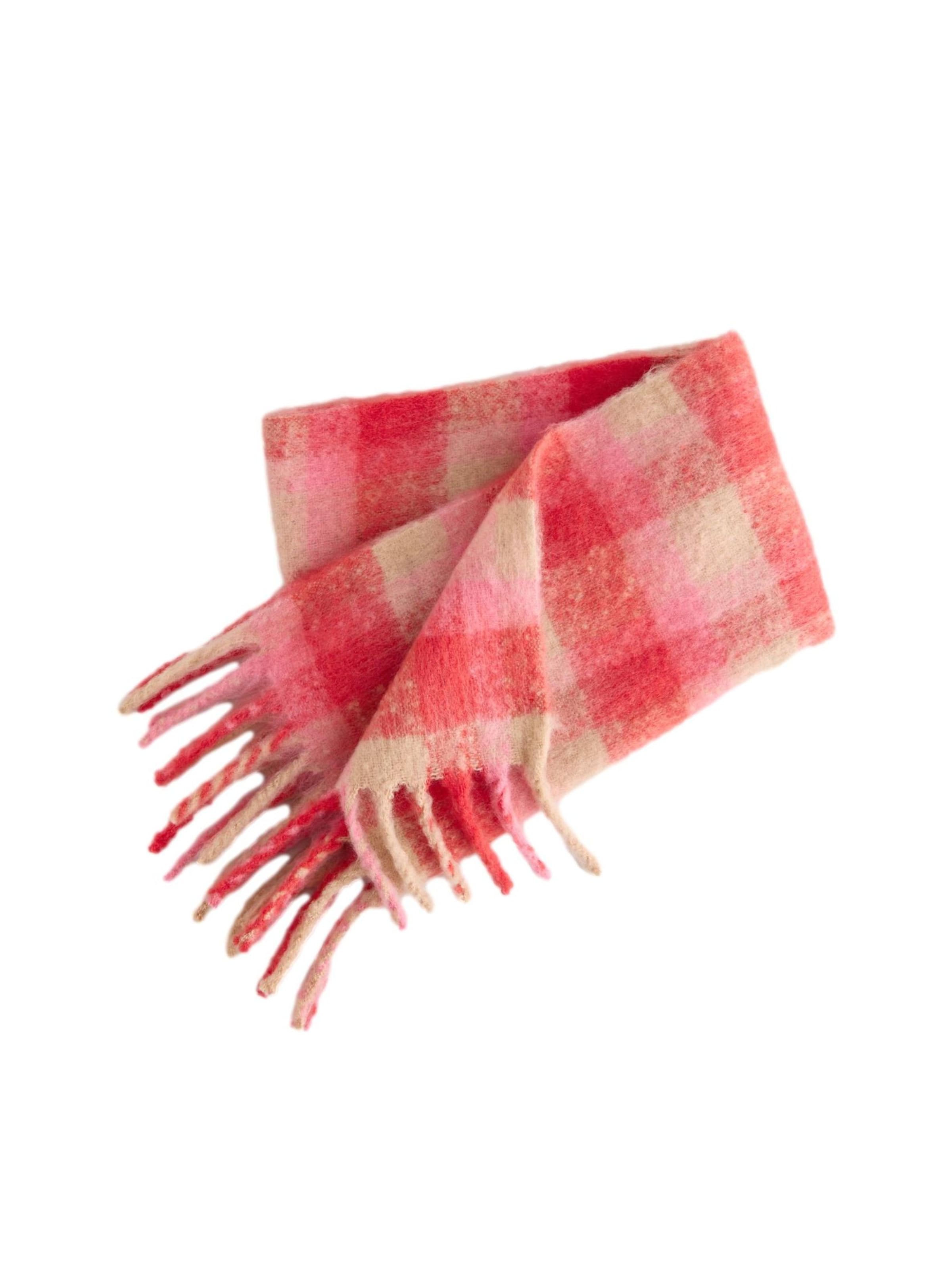 Next Šal | rdeča barva: sprednja stran