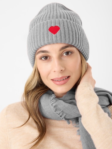 CODELLO Beanie in Grey: front