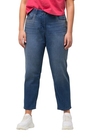 Ulla Popken Regular Jeans in Blue: front