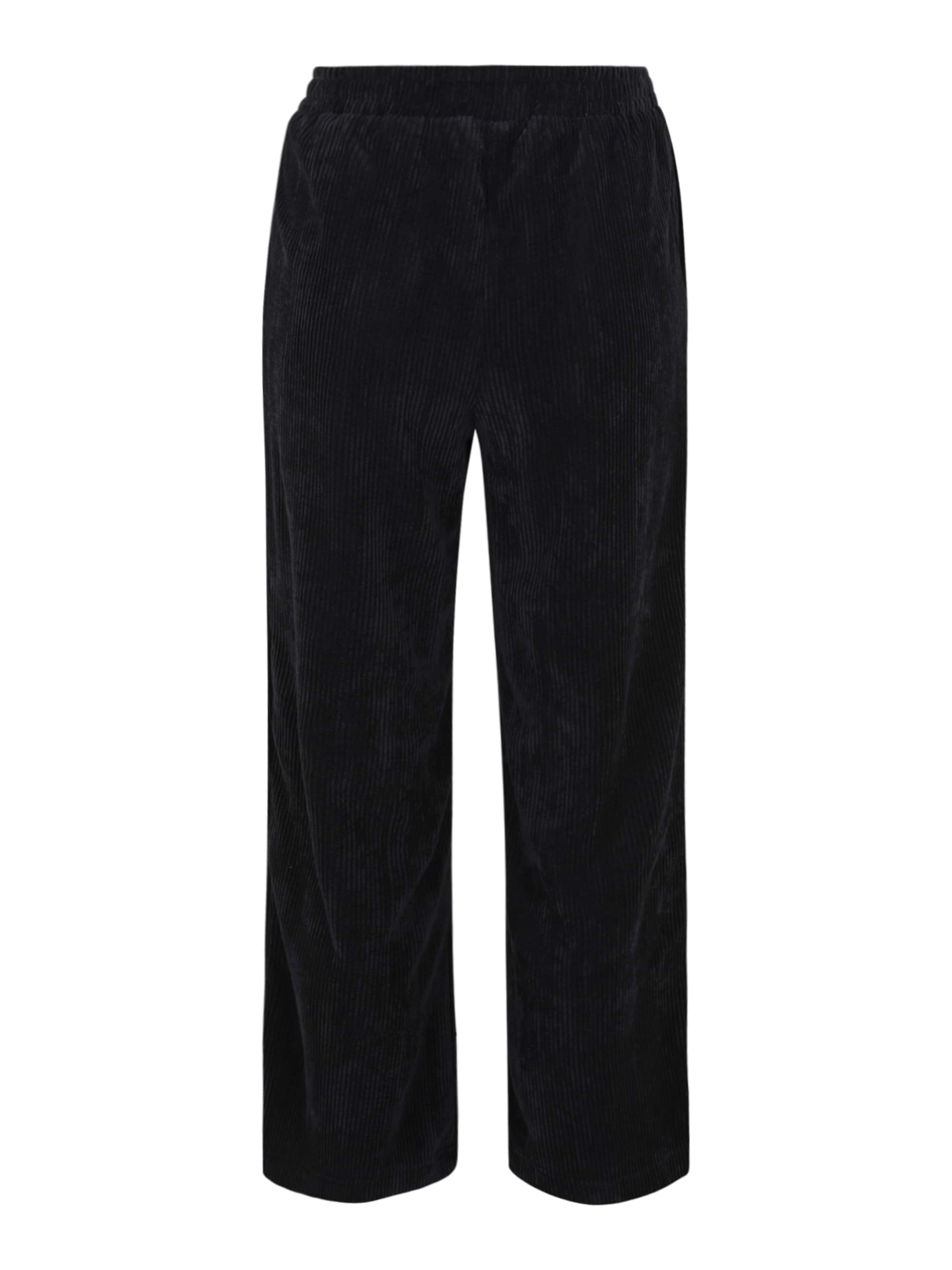 TOPSHOP Petite Szabványos Nadrág - fekete