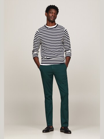 TOMMY HILFIGER Slim fit Chino Pants 'Bleecker' in Green