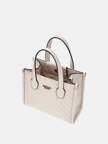 Cabas 'Cabas / Shopping Guess Silvana 2 Comp Tote Bone' GUESS en blanc
