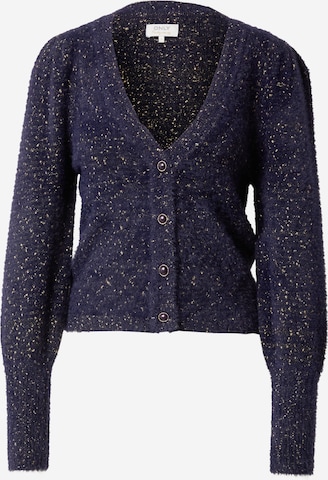 Cardigan 'ROSETTE' ONLY en bleu : devant