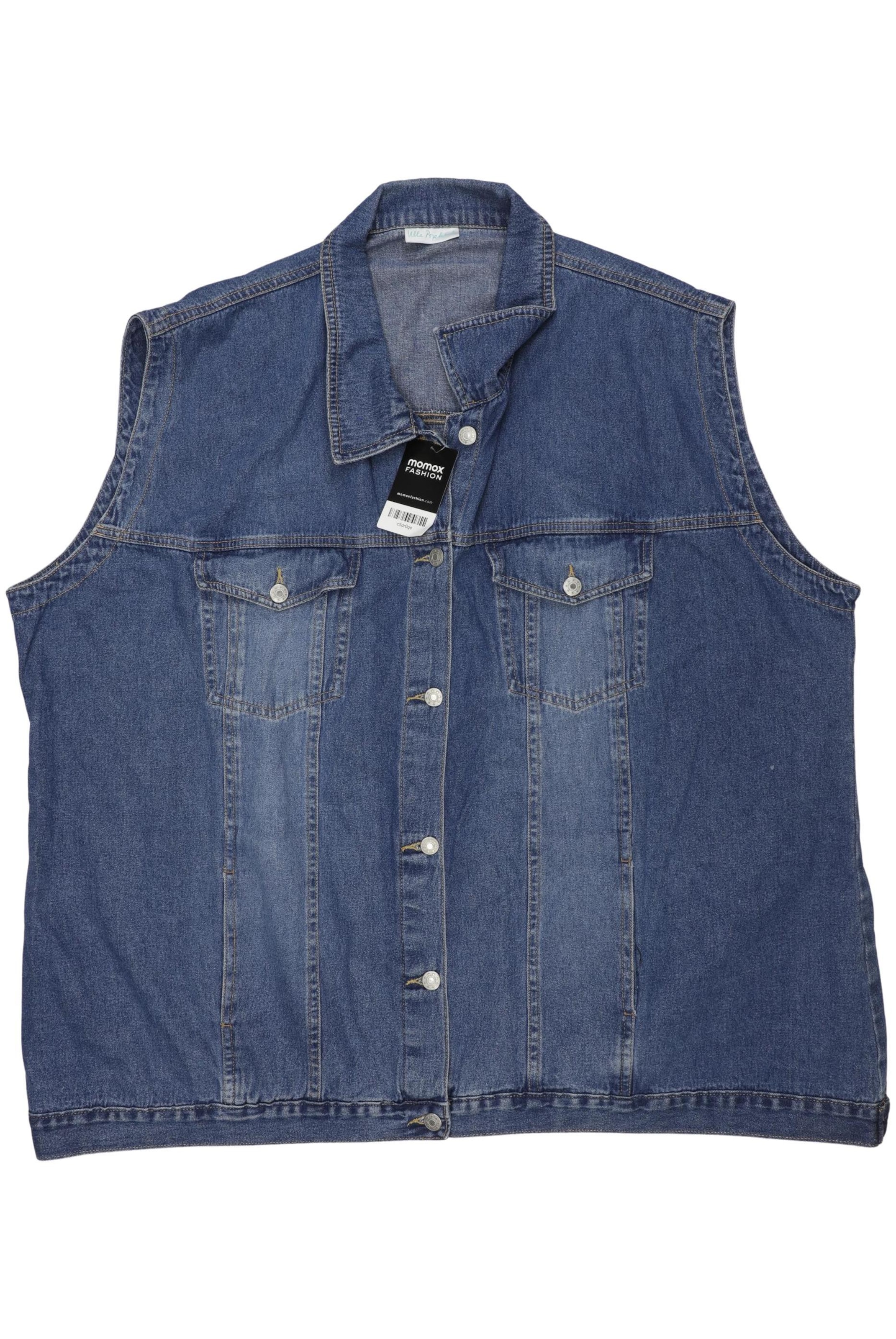 Ulla Popken Weste 9XL in Blau: Vorderseite