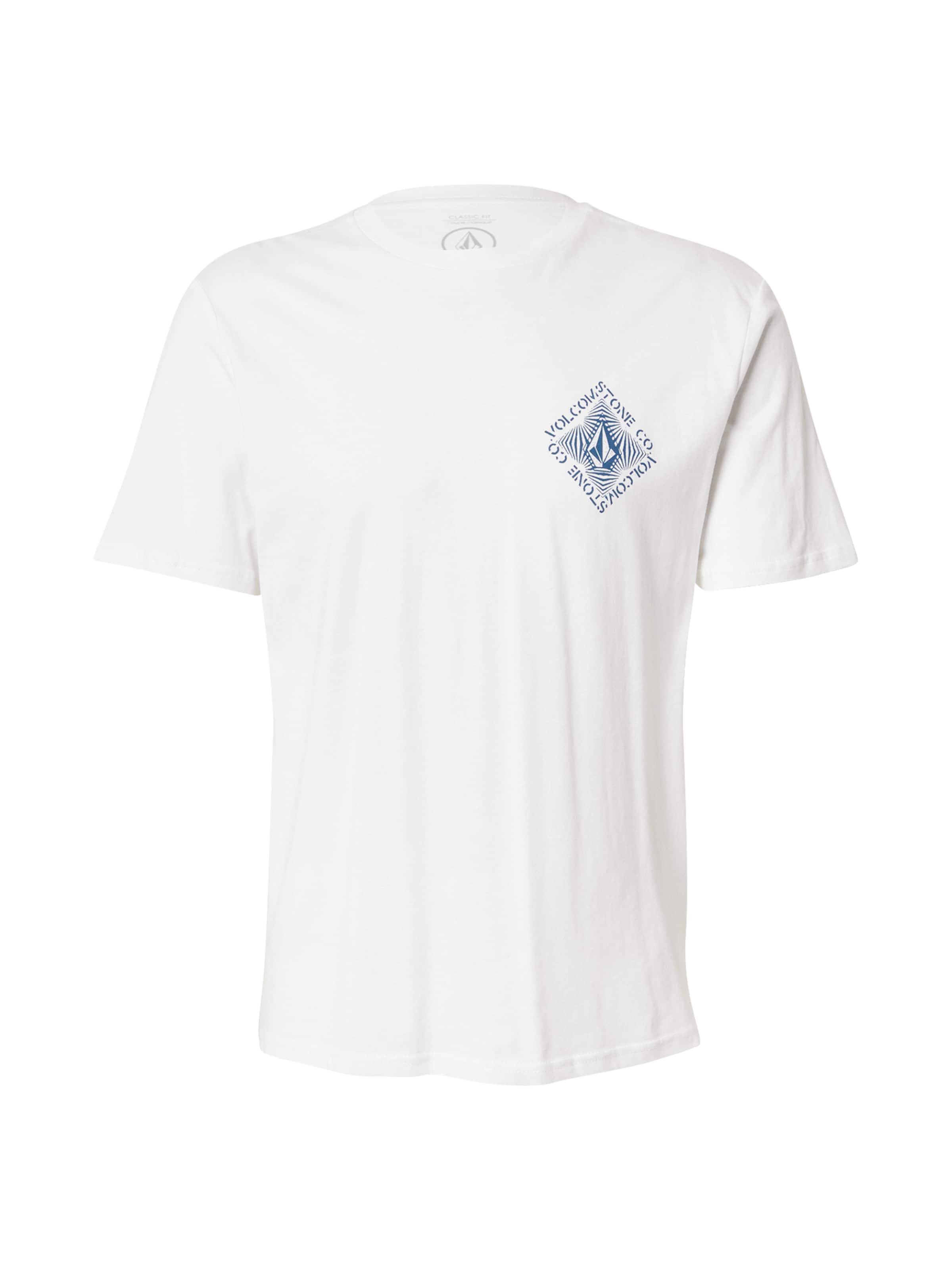 T-Shirt 'OBTICAL BSC' Volcom en blanc : devant