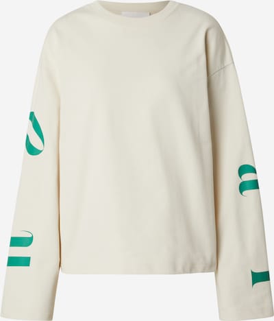 noar studios Shirts i lysebeige / grøn, Produktvisning