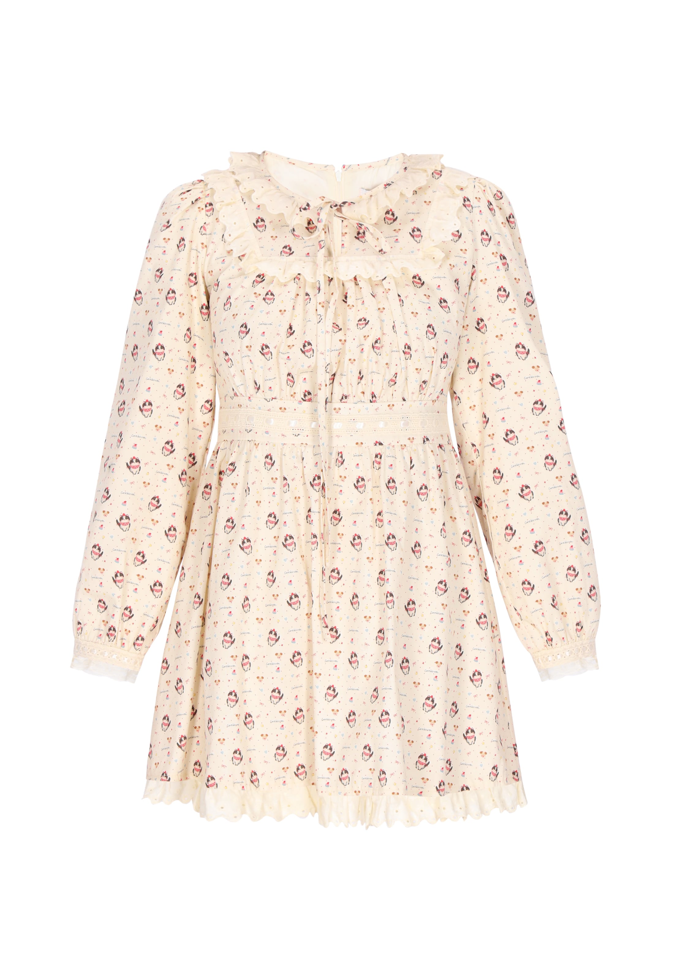 MYMO Vestido em amarelo pastel / mistura de cores, Vista do artigo