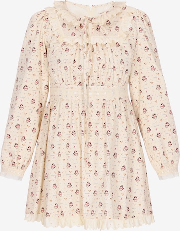 MYMO - Vestido em amarelo: frente