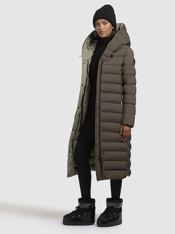 khujo Winter Coat 'Teiva2' in Brown