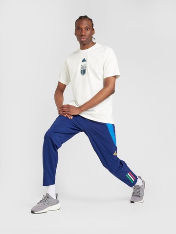 Regular Pantalon de sport 'Italy Tiro 24' ADIDAS PERFORMANCE en bleu