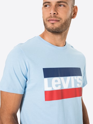 LEVI'S ® Regular Fit Shirt 'Sportswear Logo Graphic' in Blau