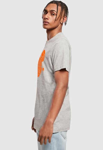 ABSOLUTE CULT Shirt 'Mickey Mouse - Halloween Cobweb' in Grau