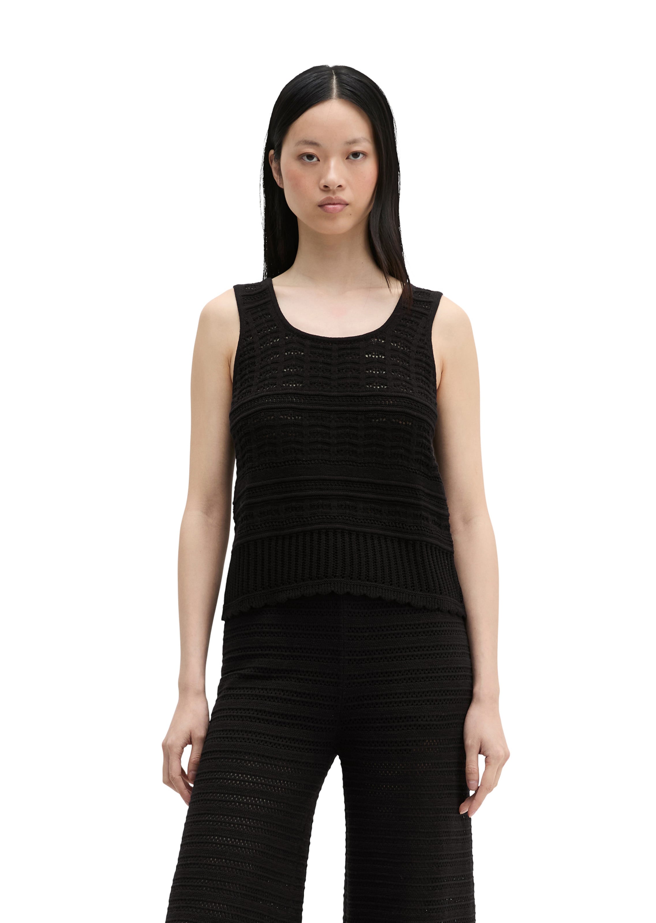 Marc O'Polo Top in Schwarz: Vorderseite