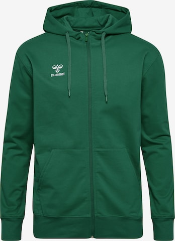 Veste de survêtement 'Go 2.0' Hummel en vert : devant