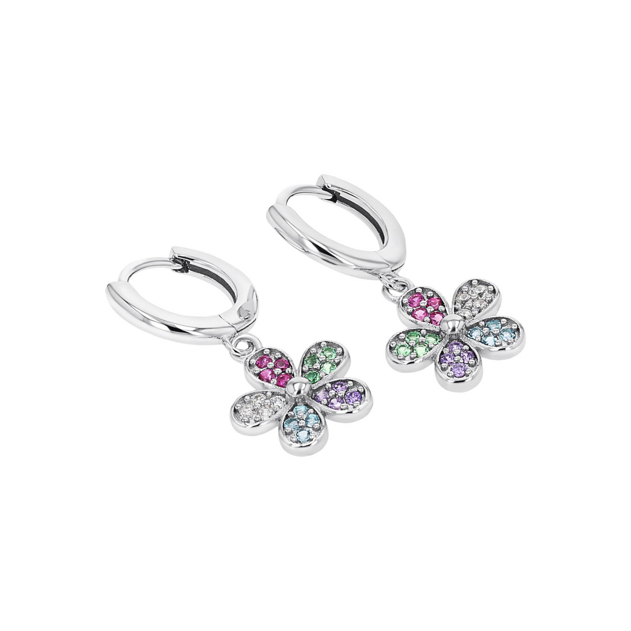 PRINZESSIN LILLIFEE Ohrringe in Silber: Vorderseite
