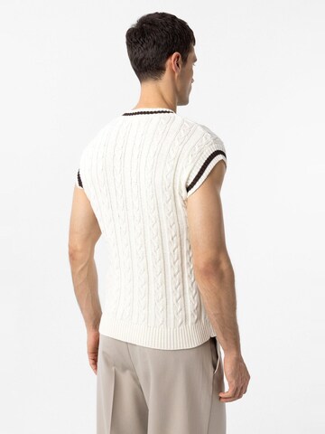 Pull-over 'Klaus' Antioch en blanc