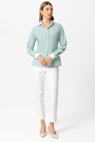 Chemisier 'SOFIA' DENIM CULTURE en vert
