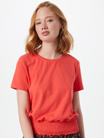 T-shirt 'DREA' ONLY en rouge : devant