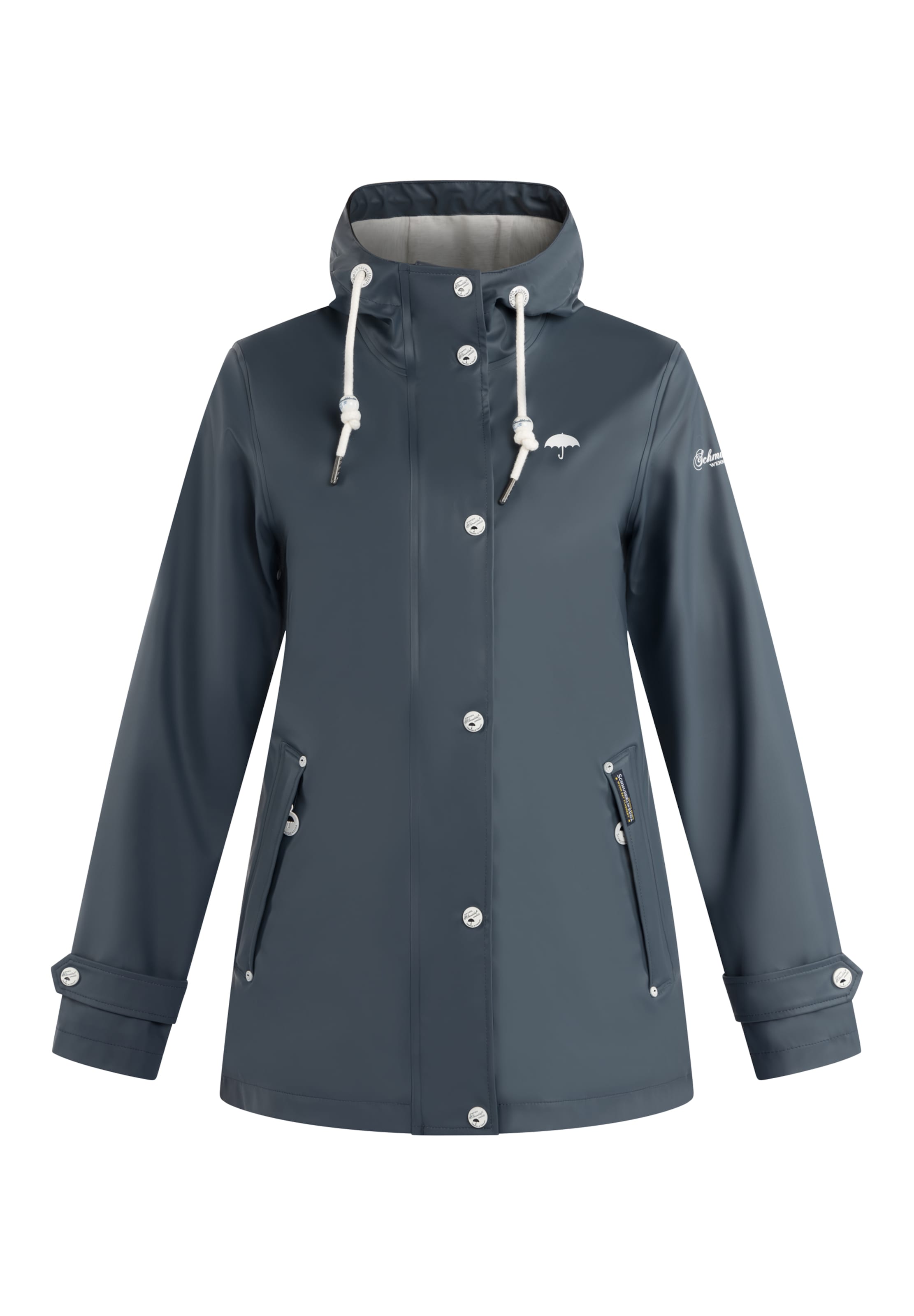 Schmuddelwedda Funkčná bunda - Modrá: predná strana