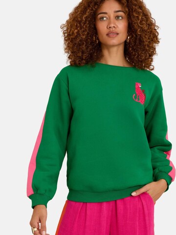 love & roses Свитшот в Зеленый: спереди