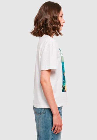Miss Tee T-shirt 'Vita Mediterranea' i vit
