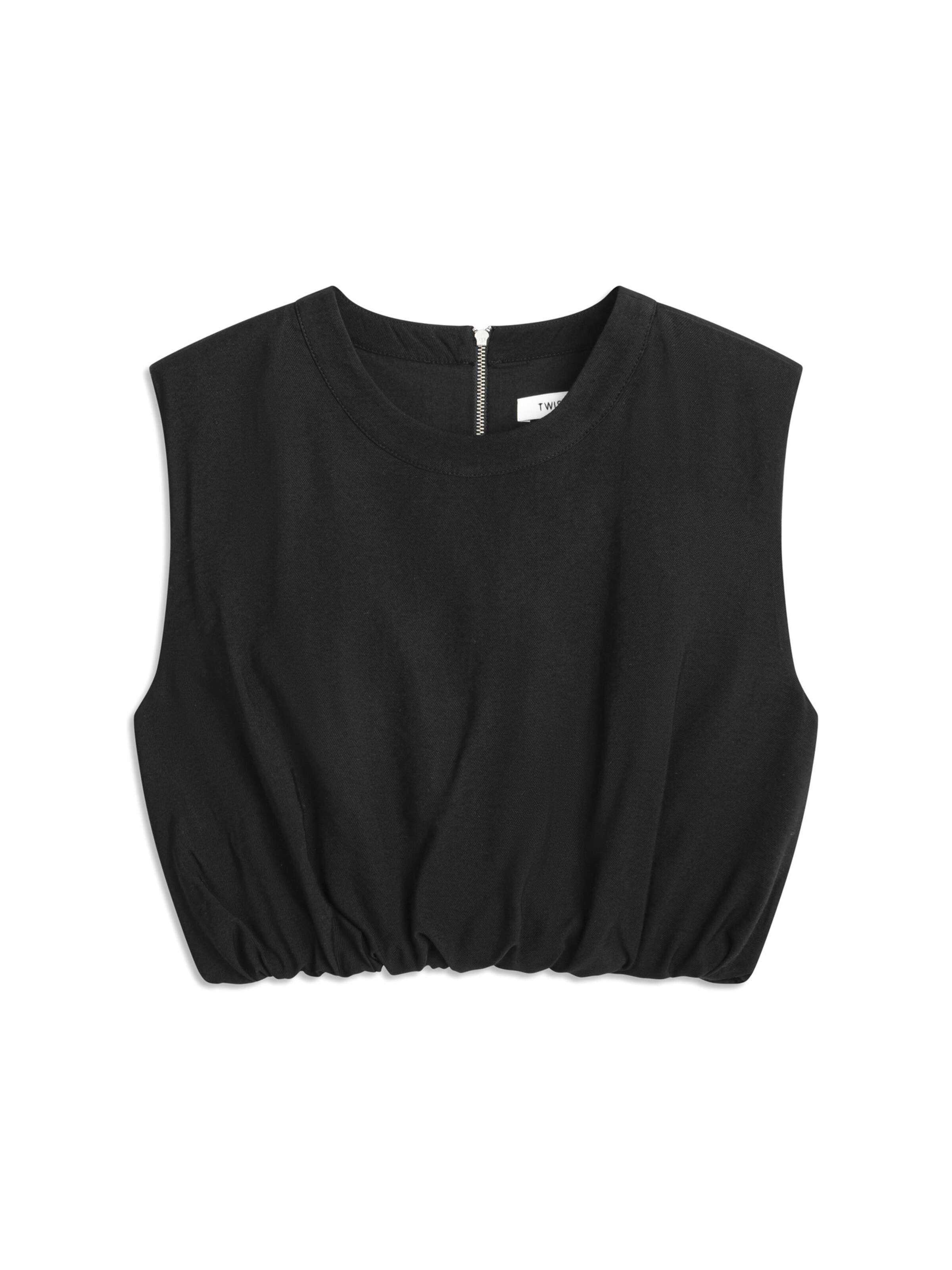 Haut Twist en noir : devant