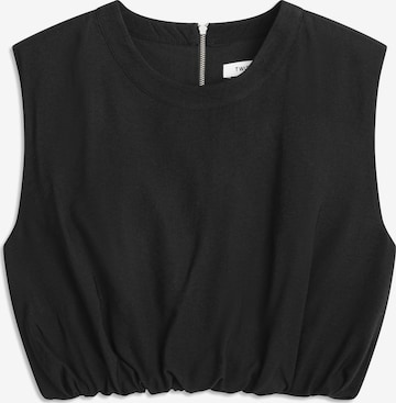 Haut Twist en noir : devant