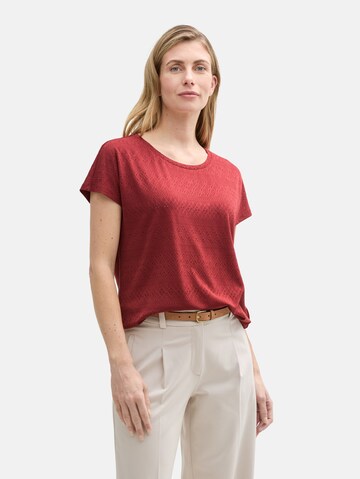 TOM TAILOR Shirt in Red: front