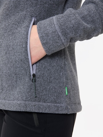 VAUDE Athletic fleece jacket 'Skomer III' in Grey