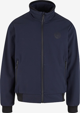 INDICODE JEANS Between-Season Jacket 'Route' in Blue: front
