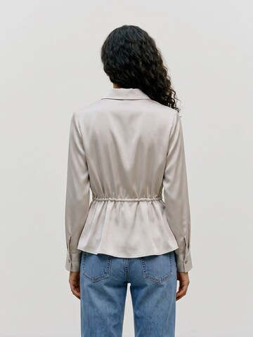 Chemisier 'RIVER' VERO MODA en beige