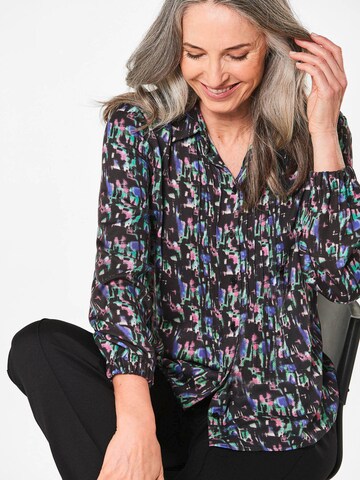 Goldner Blouse in Zwart