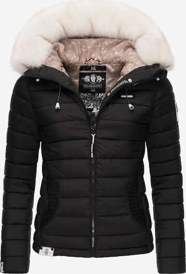 MARIKOO Winter Jacket 'Nasriin' in Black / White, Item view