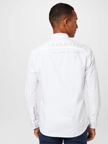 Gaastra Regular fit Button Up Shirt 'South East' in White