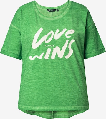 Ulla Popken Shirt in Grün: Vorderseite